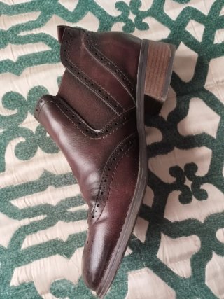 Botines de Piel Marrones Talla 40