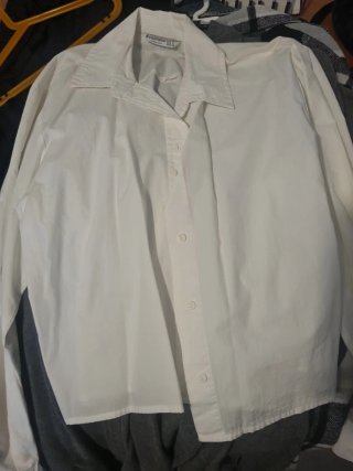 Camisa Blanca Stradivarius Talla M