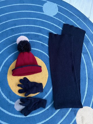 Set Gorro, Guantes y Bufanda Niño 4-6 años