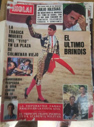Revista ¡HOLA! (9/ 1985) – Muerte d torero El Yiyo