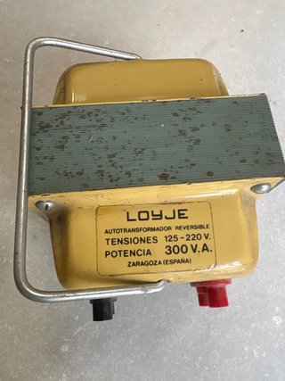Autotransformador Reversible Loyje 300 V.A.