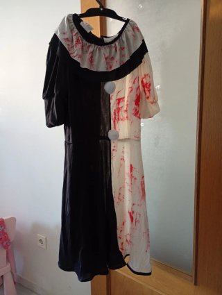 Disfraz de Payaso Terror marca fiestas guirca