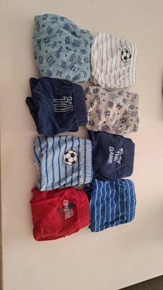 Lote de 8 calzoncillos para niño talla 10-11