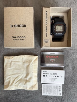 Reloj Casio DW-5000R-1A Japan Made