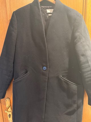 Abrigo Mango azul marino