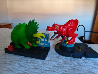 Set de 2 Dinosaurios Hot Wheels