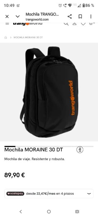 Mochila Trangoworld Moraine 30 DT