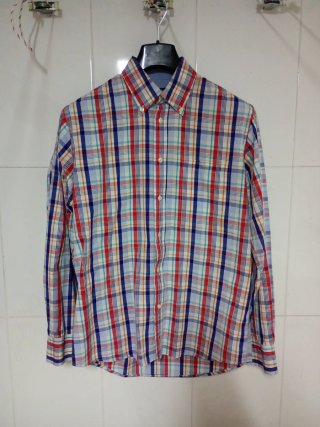 Camisa de cuadros multicolor