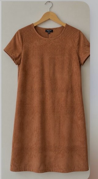 Vestido Cortefiel Marrón Talla 46