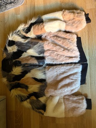 Chaqueta Bershka Pelo Sintético Multicolor