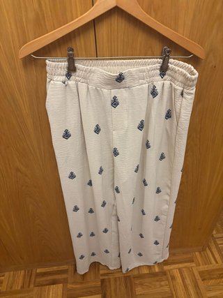 Pantalón de vestir estampado