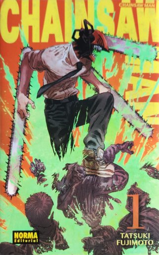 Chainsaw Man Un perro y una motosierra