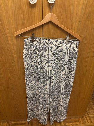 Pantalón de vestir estampado