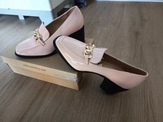 Zapatos de tacón Glamorous rosa de tacón cómodo