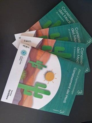 Libros texto CONEIXEMENT DEL MEDI 3 PRIMARIA".