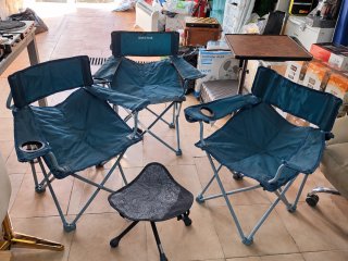 Set de 4 Sillas Plegables