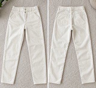 Pantalones Blancos Mango