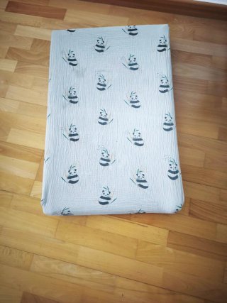 Cambiador para Bebé con Estampado de Pandas