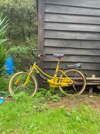 Bicicleta Antigua Japonesa Amarilla
