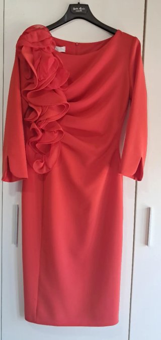 Vestido de fiesta rojo talla 38