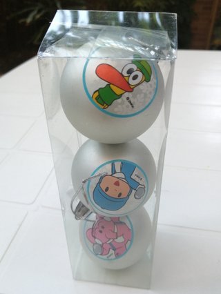 Pocoyo bolas navideñas exclusivas, Pato NUEVAS