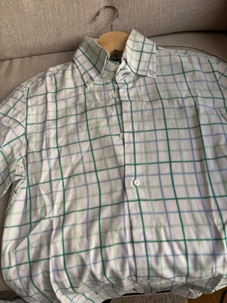 Camisa de cuadros hombre talla S