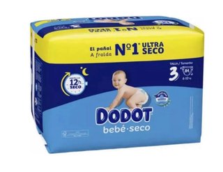 Pañales Dodot Bebé Seco Talla 3