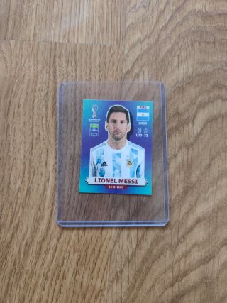 Cromo Panini Mundial Qatar 2022 Lionel Messi