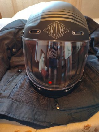 Casco de Moto Archive Negro Talla S