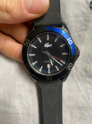 Reloj Lacoste Negro y Azul