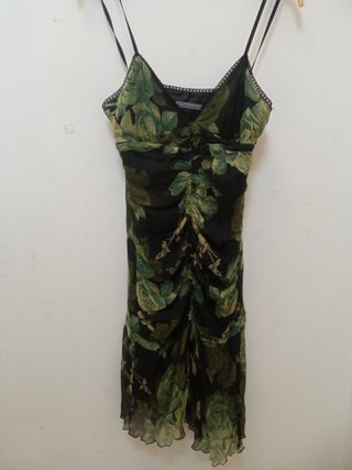 Vestido lencero estampado floral