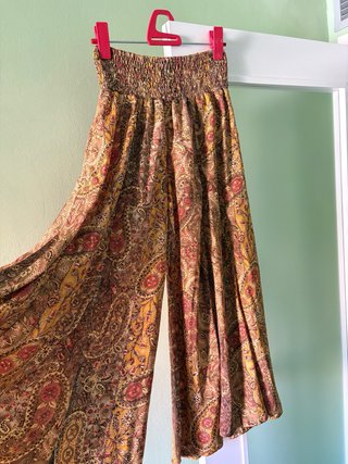 Pantalón Palazzo Boho Seda India