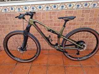 Bicicleta 29 Doble Suspensión Carbono