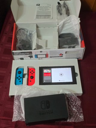 Nintendo Switch 1 , v2 mejor batería