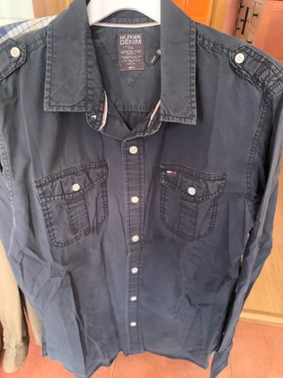 Camisa Tommy Hilfiger Azul Talla M