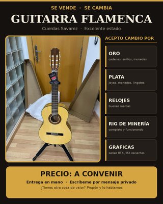 Guitarra Flamenca Artesanal