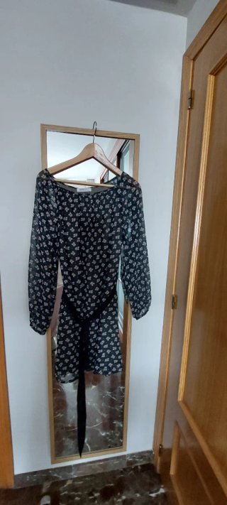 Vestido corto estampado