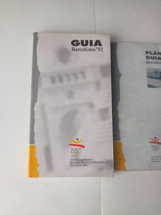 Lote Guía y Plano Oficial Barcelona '92