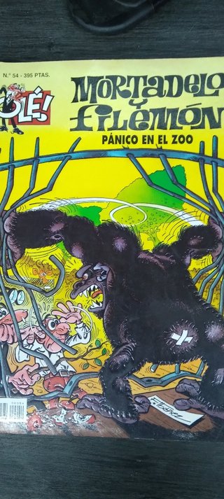 Cómic Mortadelo y Filemón panico en el zoo 54