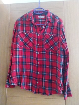 Camisa de cuadros roja Green Coast