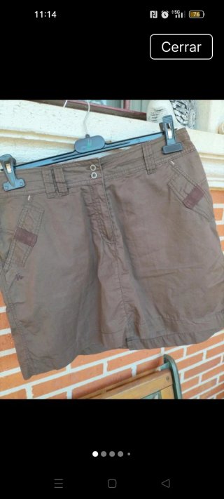 Falda-pantalón Quechua Marrón