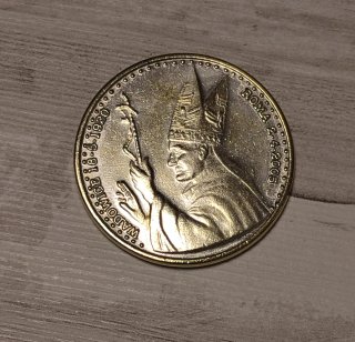 Moneda Conmemorativa Juan Pablo II