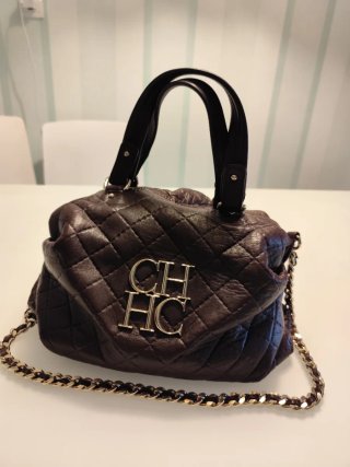 Bolso Carolina Herrera Piel Marrón