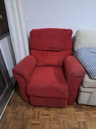 Sillón Reclinable Rojo