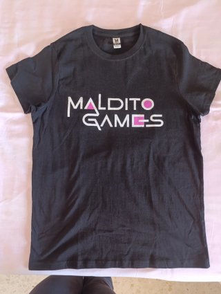 Camiseta Maldito Games, juegos de calamar, S