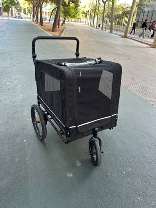 Carrito con Remolque para Perros