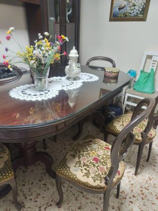 Mesa de Comedor con 6 Sillas