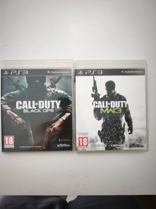 2 Juegos PS3: Call of Duty Black Ops y MW3