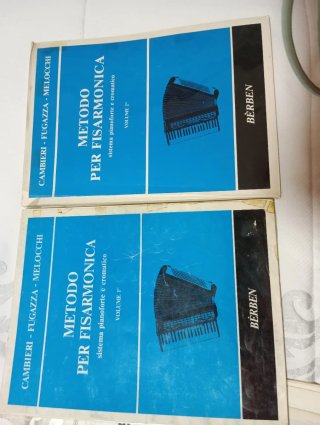 2 Libros Método per Fisarmonica (Vol. 1 y 2)