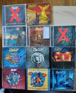 Edguy - Lote de 9 CDs